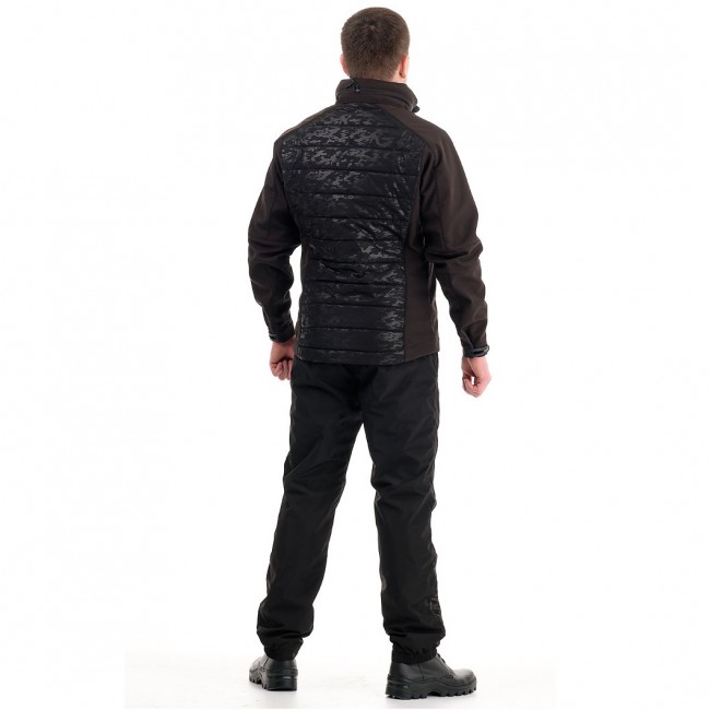 Куртка Novatex Payer "Рига" (Таслан, черный кмф) 