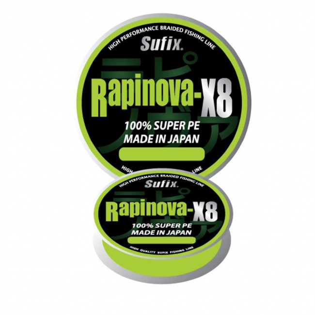 Леска плетеная SUFIX  Rapinova-X8  зеленая 135м PE