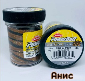 Паста Berkley Powerbait Black/Brown (анис)